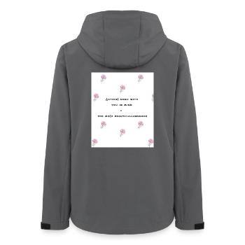 Love 12 - Frauen Recycelte Softshelljacke von Stanley/Stella - Anthrazit - Hinten - AI Model Female 172 light (172cm)