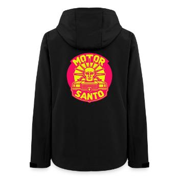 Motor Santo: Phonk-Master - Frauen Recycelte Softshelljacke von Stanley/Stella - Schwarz - Hinten - AI Model Female 172 light (172cm)