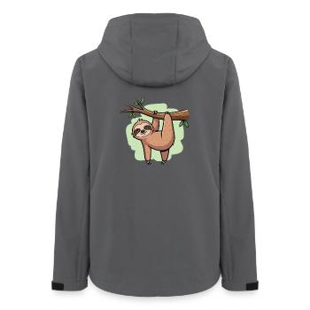Paresse - Veste softshell femme recyclée Stanley/Stella - charbon - Dos - AI Model Female 172 light (172cm)