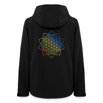Pleine conscience Affirmation Conscience du psychologique - Veste softshell femme recyclée Stanley/Stella - noir - Dos - AI Model Female 172 light (172cm)