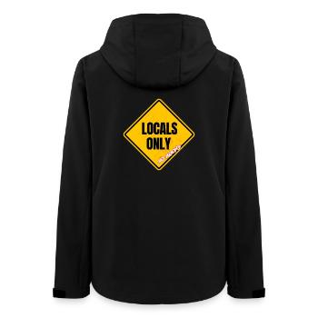 Panneau Locaux Exclusifs Anti-Kook - Veste softshell femme recyclée Stanley/Stella - noir - Dos - AI Model Female 172 light (172cm)