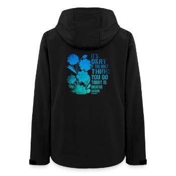 Ce n’est pas grave si la seule chose est l’haleine - Veste softshell femme recyclée Stanley/Stella - noir - Dos - AI Model Female 172 light (172cm)