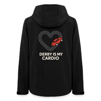Demolition Derby Fan Pit Crew Crash Driver Fair - Frauen Recycelte Softshelljacke von Stanley/Stella - Schwarz - Hinten - AI Model Female 172 light (172cm)