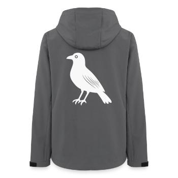 Rabe  - Frauen Recycelte Softshelljacke von Stanley/Stella - Anthrazit - Hinten - AI Model Female 172 light (172cm)