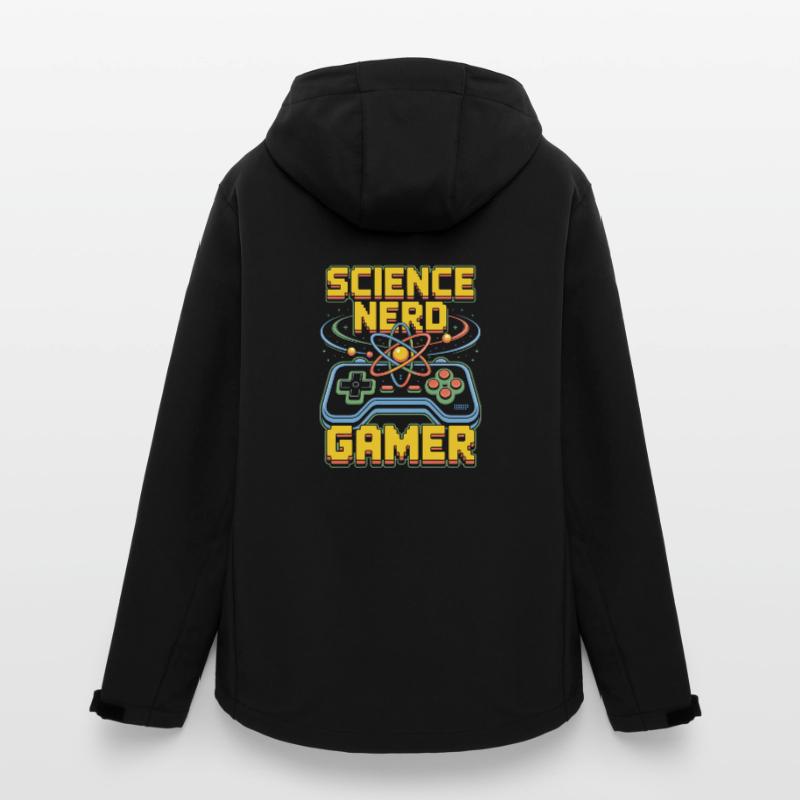 Science Nerd Gamer Atom Controller Wissenschaft Frauen Recycelte Softshelljacke von Stanley/Stella