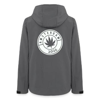 Amsterdam Weed 2026 - Women’s Recycled Softshell Jacket by Stanley/Stella - anthracite - Back - AI Model Female 172 light (172cm)