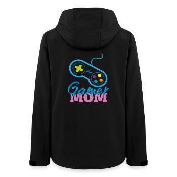 Gamer Mom - Women’s Recycled Softshell Jacket by Stanley/Stella - black - Back - AI Model Female 172 light (172cm)