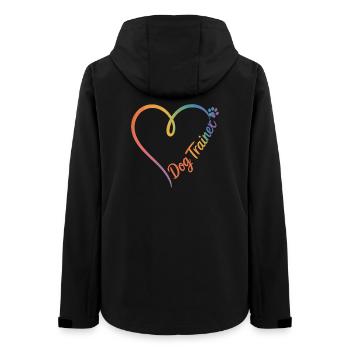 Dog Trainer Heart - Women’s Recycled Softshell Jacket by Stanley/Stella - black - Back - AI Model Female 172 light (172cm)