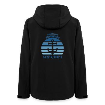 Hohenfelde Baltic Sea East Holstein Sea Baltic Sea Baltic Sea Coast - Women’s Recycled Softshell Jacket by Stanley/Stella - black - Back - AI Model Female 172 light (172cm)
