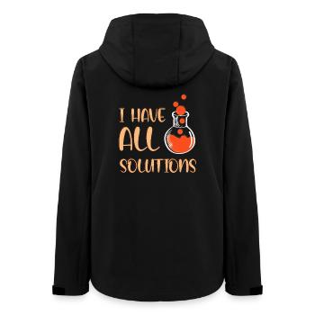 Chemistry Chemist Chemistry Teacher Funny Science - Women’s Recycled Softshell Jacket by Stanley/Stella - black - Back - AI Model Female 172 light (172cm)