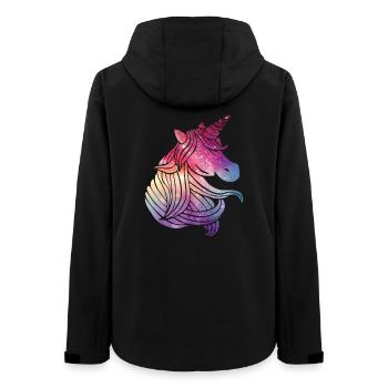 unicorn glitter - Women’s Recycled Softshell Jacket by Stanley/Stella - black - Back - AI Model Female 172 light (172cm)