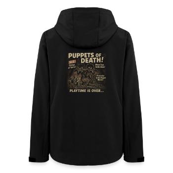 poupées de la mort film affiche vintage halloween - Veste softshell femme recyclée Stanley/Stella - noir - Dos - AI Model Female 172 light (172cm)