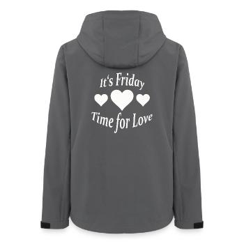 IT'S FRIDAY - Frauen Recycelte Softshelljacke von Stanley/Stella - Anthrazit - Hinten - AI Model Female 172 light (172cm)