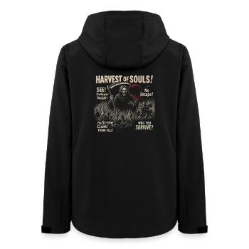 Harvest Of Souls Reaper Movie Poster Halloween - Women’s Recycled Softshell Jacket by Stanley/Stella - black - Back - AI Model Female 172 light (172cm)