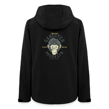 Gangster gorille de Brooklyn - Veste softshell femme recyclée Stanley/Stella - noir - Dos - AI Model Female 172 light (172cm)