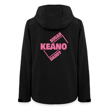 Keano - Frauen Recycelte Softshelljacke von Stanley/Stella - Schwarz - Hinten - AI Model Female 172 light (172cm)