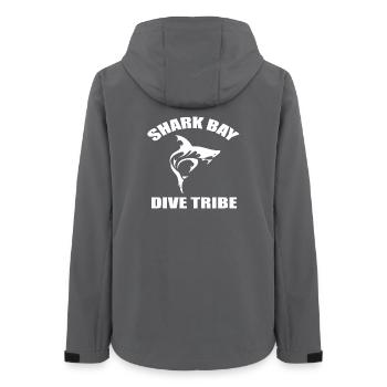 SHARK BAY DIVE TRIBE - Women’s Recycled Softshell Jacket by Stanley/Stella - anthracite - Back - AI Model Female 172 light (172cm)
