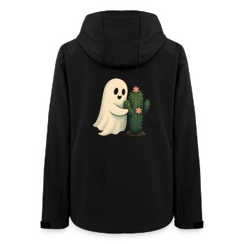 Cactus ami fantôme câlin cactus - Veste softshell femme recyclée Stanley/Stella - noir - Dos - AI Model Female 172 light (172cm)