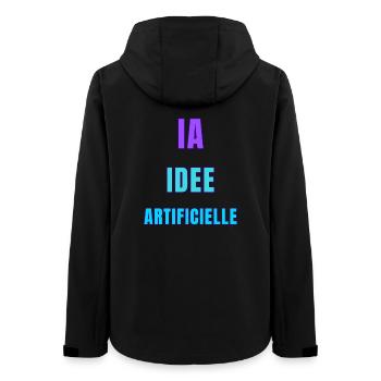 Idée Artificielle IA - Veste softshell femme recyclée Stanley/Stella - noir - Dos - AI Model Female 172 light (172cm)