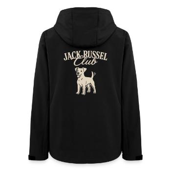 Jack Russell Club - Women’s Recycled Softshell Jacket by Stanley/Stella - black - Back - AI Model Female 172 light (172cm)