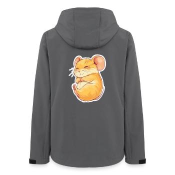 Maus - Frauen Recycelte Softshelljacke von Stanley/Stella - Anthrazit - Hinten - AI Model Female 172 light (172cm)
