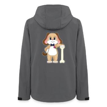 Chien Groom Noeud papillon Mariage - Veste softshell femme recyclée Stanley/Stella - charbon - Dos - AI Model Female 172 light (172cm)