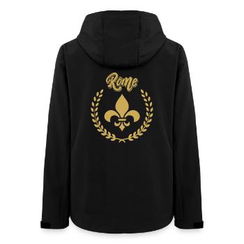 ROME Laurier Victoire - Veste softshell femme recyclée Stanley/Stella - noir - Dos - AI Model Female 172 light (172cm)