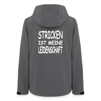 tricoter - Veste softshell femme recyclée Stanley/Stella - charbon - Dos - AI Model Female 172 light (172cm)