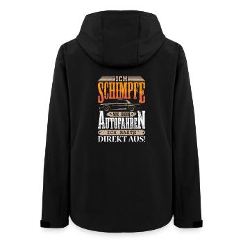 Auto Tuner Tuning Kfz Werkstatt Mechaniker Spruch - Women’s Recycled Softshell Jacket by Stanley/Stella - black - Back - AI Model Female 172 light (172cm)