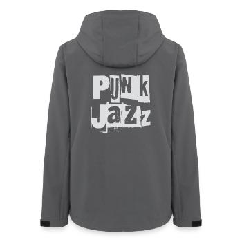 Punk Jazz Fusion - Women’s Recycled Softshell Jacket by Stanley/Stella - anthracite - Back - AI Model Female 172 light (172cm)