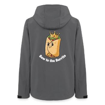 König Burrito Krone - Frauen Recycelte Softshelljacke von Stanley/Stella - Anthrazit - Hinten - AI Model Female 172 light (172cm)