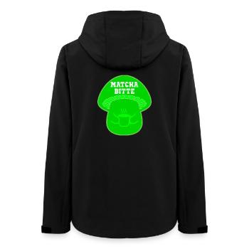 MATCHA TEE PILZE - Frauen Recycelte Softshelljacke von Stanley/Stella - Schwarz - Hinten - AI Model Female 172 light (172cm)