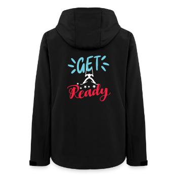 Prêt à skier - Veste softshell femme recyclée Stanley/Stella - noir - Dos - AI Model Female 172 light (172cm)