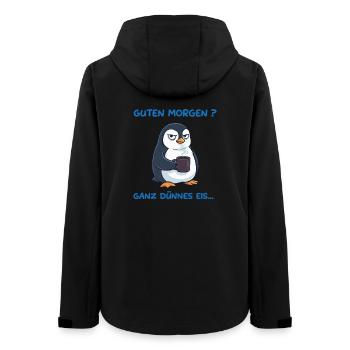Dünnes Eis Mood - Frauen Recycelte Softshelljacke von Stanley/Stella - Schwarz - Hinten - AI Model Female 172 light (172cm)