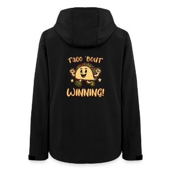 Taco Bout gewinnt - Frauen Recycelte Softshelljacke von Stanley/Stella - Schwarz - Hinten - AI Model Female 172 light (172cm)