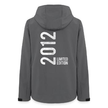 13 ANS 13ÈME ANNIVERSAIRE ÉDITION LIMITÉE 2012 - Veste softshell femme recyclée Stanley/Stella - charbon - Dos - AI Model Female 172 light (172cm)