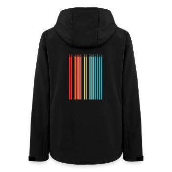 Mein Name ist Barbara - Frauen Recycelte Softshelljacke von Stanley/Stella - Schwarz - Hinten - AI Model Female 172 light (172cm)