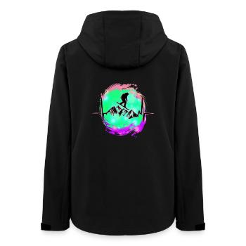 Planche à neige - Veste softshell femme recyclée Stanley/Stella - noir - Dos - AI Model Female 172 light (172cm)