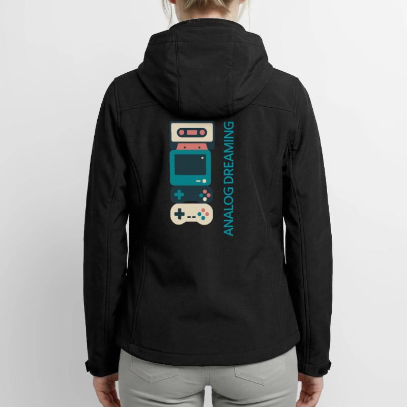 Analog Dreaming Console Stack Women’s Recycled Softshell Jacket by Stanley/Stella