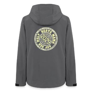 2029 - Frauen Recycelte Softshelljacke von Stanley/Stella - Anthrazit - Hinten - AI Model Female 172 light (172cm)