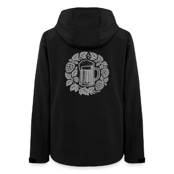Bier kranz - Women’s Recycled Softshell Jacket by Stanley/Stella - black - Back - AI Model Female 172 light (172cm)