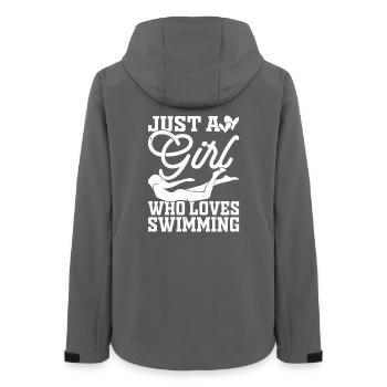 Natation Sports nautiques Float Gifts - Veste softshell femme recyclée Stanley/Stella - charbon - Dos - AI Model Female 172 light (172cm)