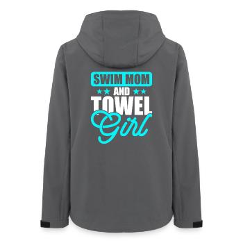 Natation Sports nautiques Float Gifts - Veste softshell femme recyclée Stanley/Stella - charbon - Dos - AI Model Female 172 light (172cm)