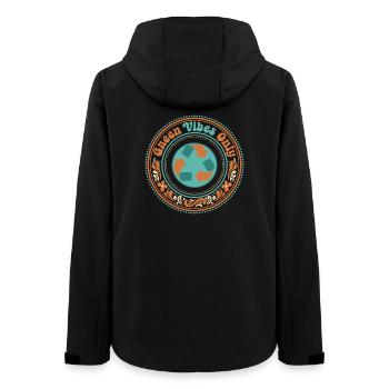 Des vibrations vertes pures - Veste softshell femme recyclée Stanley/Stella - noir - Dos - AI Model Female 172 light (172cm)