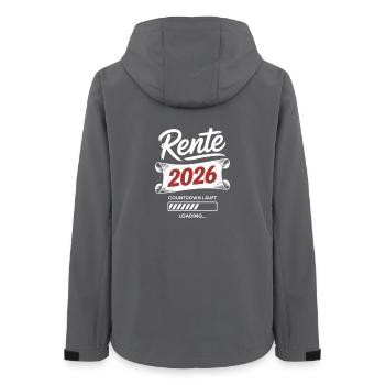 Compte à rebours de la rente 2026 - Veste softshell femme recyclée Stanley/Stella - charbon - Dos - AI Model Female 172 light (172cm)