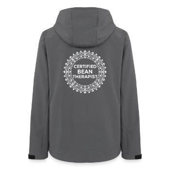 Certified Bean Therapist - Women’s Recycled Softshell Jacket by Stanley/Stella - anthracite - Back - AI Model Female 172 light (172cm)