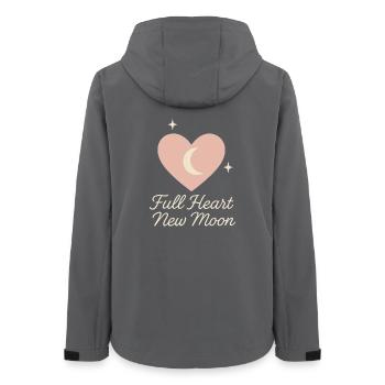 Déesse Lunaire du cycle lunaire intentionnellement - Veste softshell femme recyclée Stanley/Stella - charbon - Dos - AI Model Female 172 light (172cm)