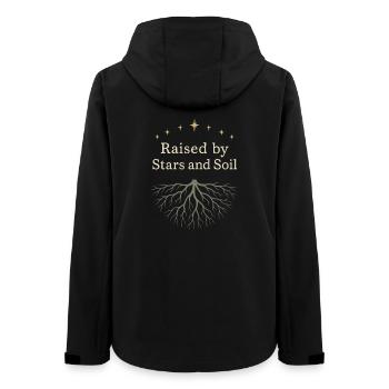 Femme Sauvage Nature Spirituelle Féminine - Veste softshell femme recyclée Stanley/Stella - noir - Dos - AI Model Female 172 light (172cm)
