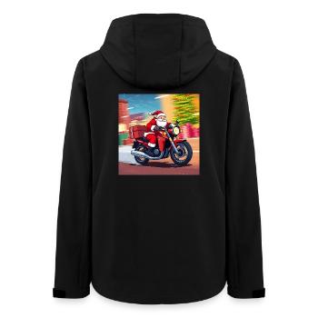 Santas Fastest Reindeer - Frauen Recycelte Softshelljacke von Stanley/Stella - Schwarz - Hinten - AI Model Female 172 light (172cm)