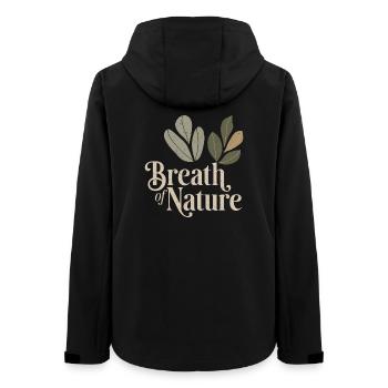 Vintage botanique - Veste softshell femme recyclée Stanley/Stella - noir - Dos - AI Model Female 172 light (172cm)